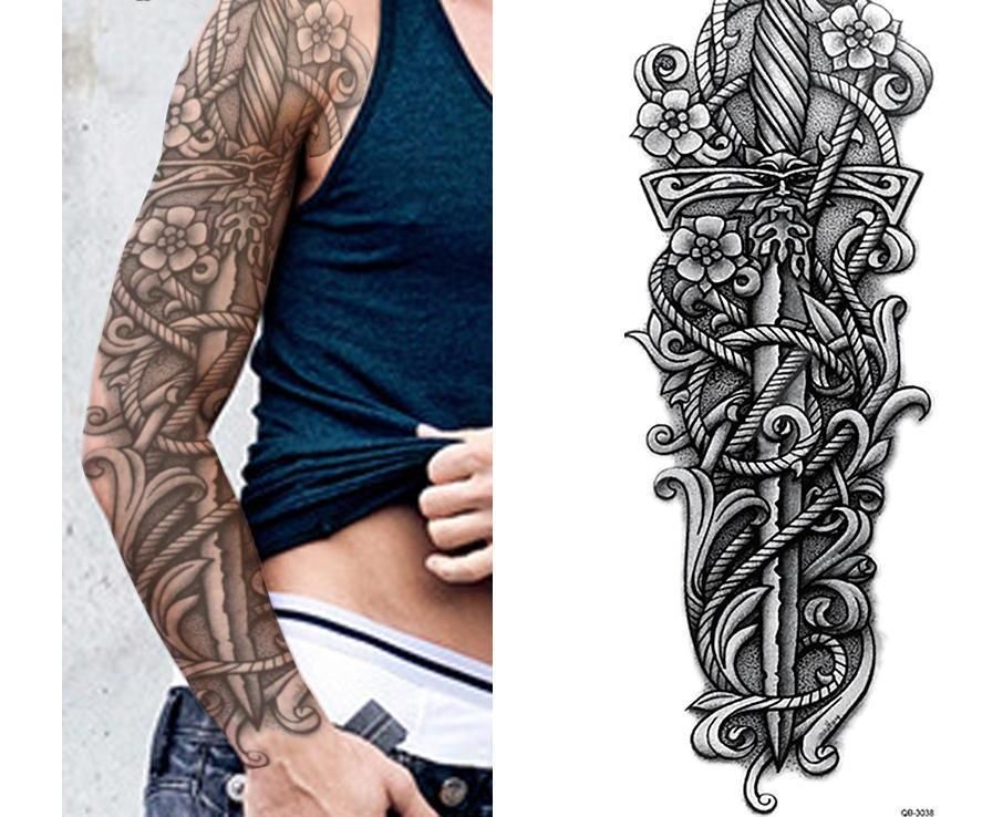 Sleeve Temporary Tattoo Tattoos For Fun