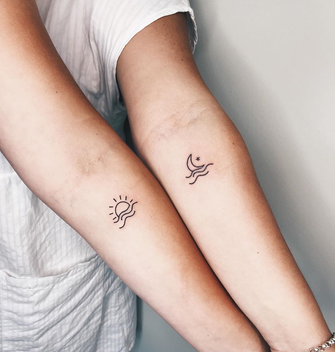 Adorable Small Friendship Tattoo Ideas for Besties