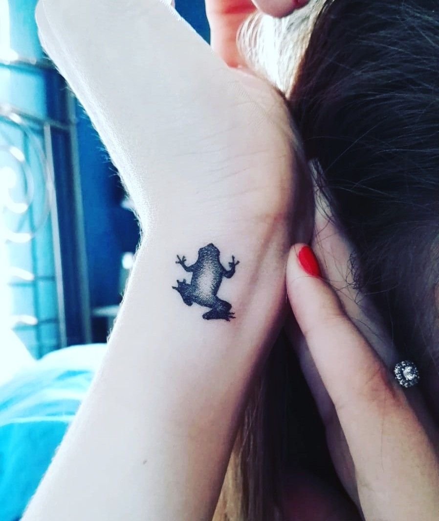 Small Frog Tattoo For Women