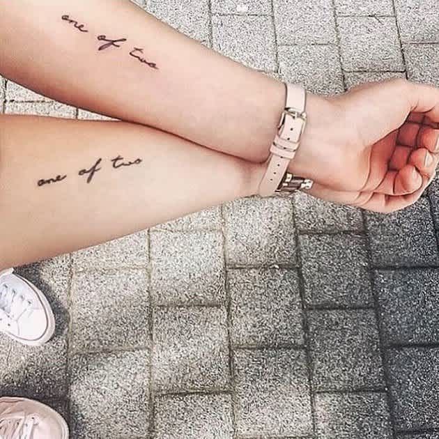 Small Matching Tattoos for Sisters: Timeless Bonding Ideas