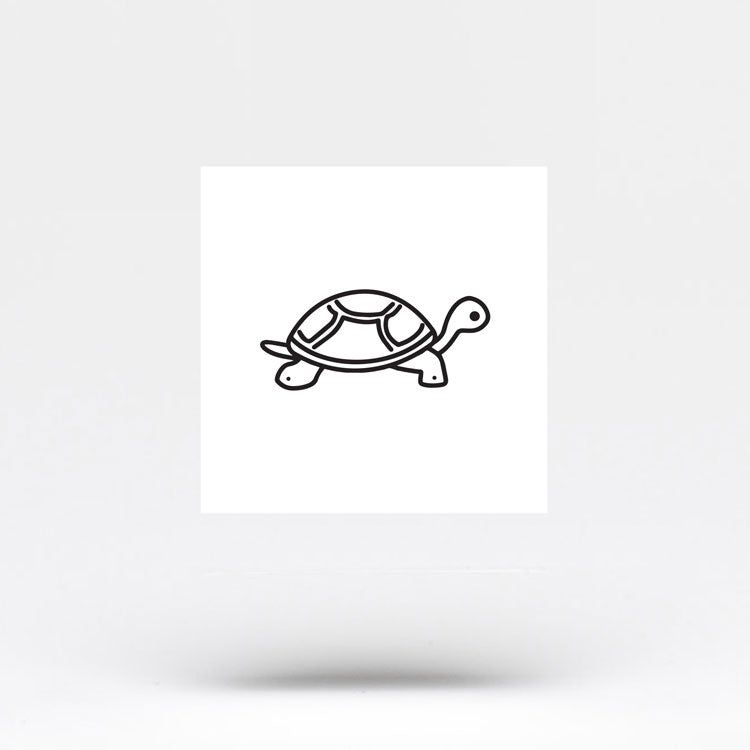 Small Tortoise Temporary Tattoo Many People Feel Drawn To Tortoises