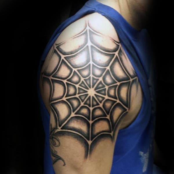 Spider Web Tattoo on Shoulder: Meaning and Designs