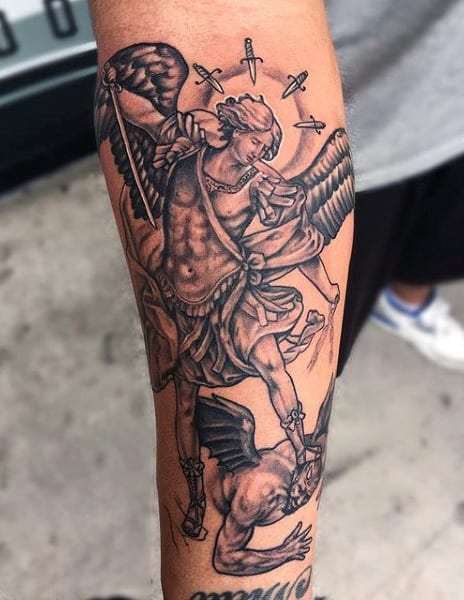 7 Stunning St Michael Tattoo Designs for Your Forearm