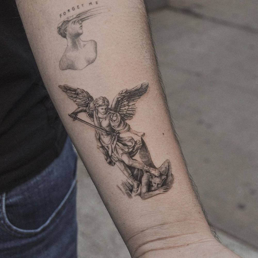 5 Stunning Small St Michael Tattoo Ideas