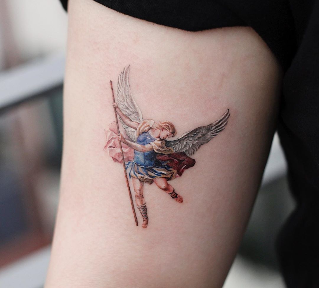 St Michael Tattoo Tattoo Designs For Women