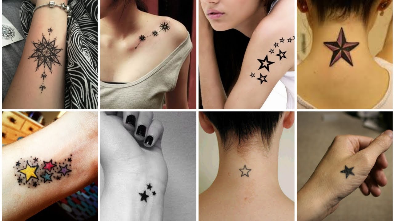 Star Tattoo Designs For Girls On Hip