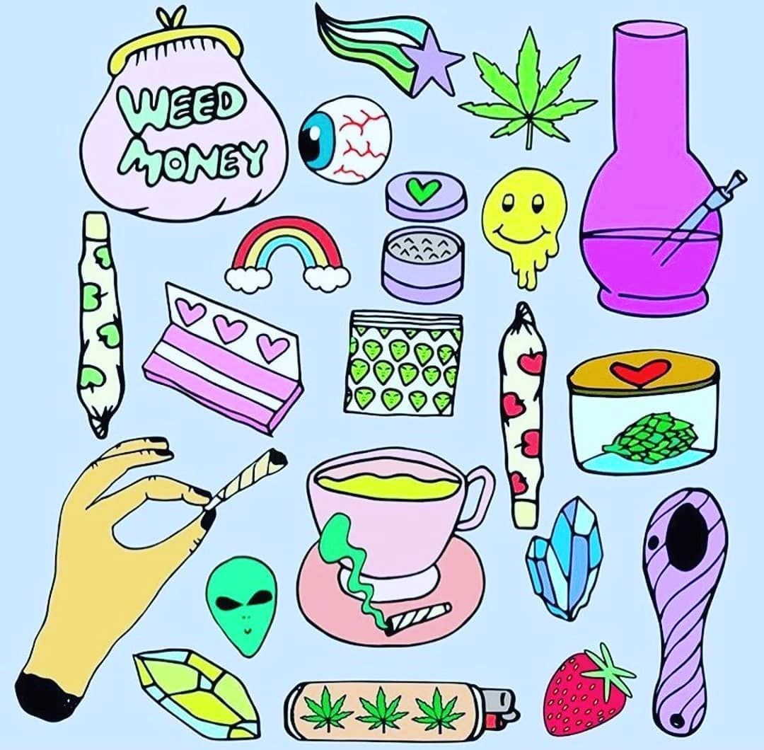 Stoner Trippy Drawings Easy