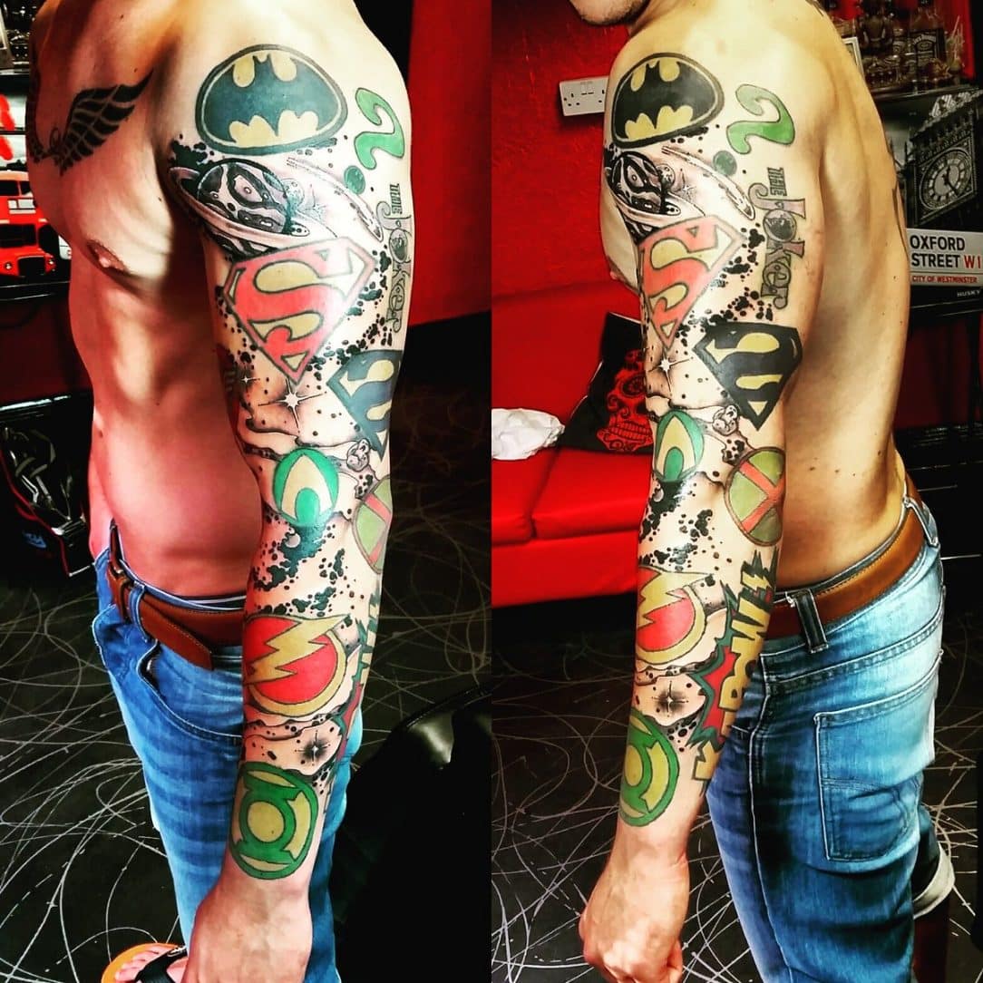 Superhero Tattoos For Men Ideas And Inspiration For Guys