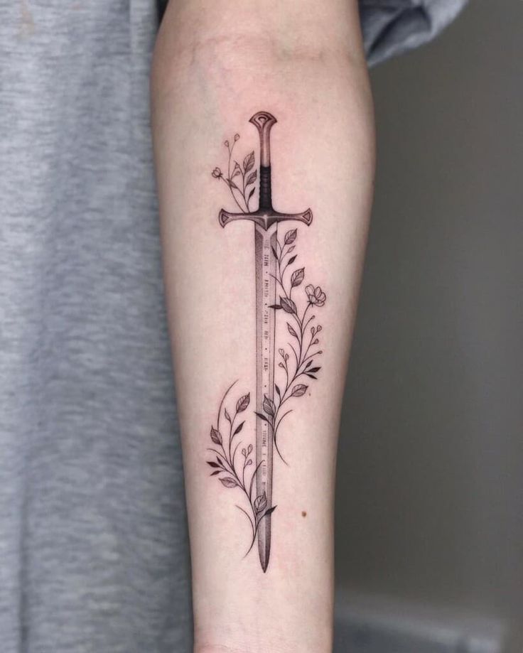 Sword Tattoo Meaning With Designs And Ideas On Your Journey