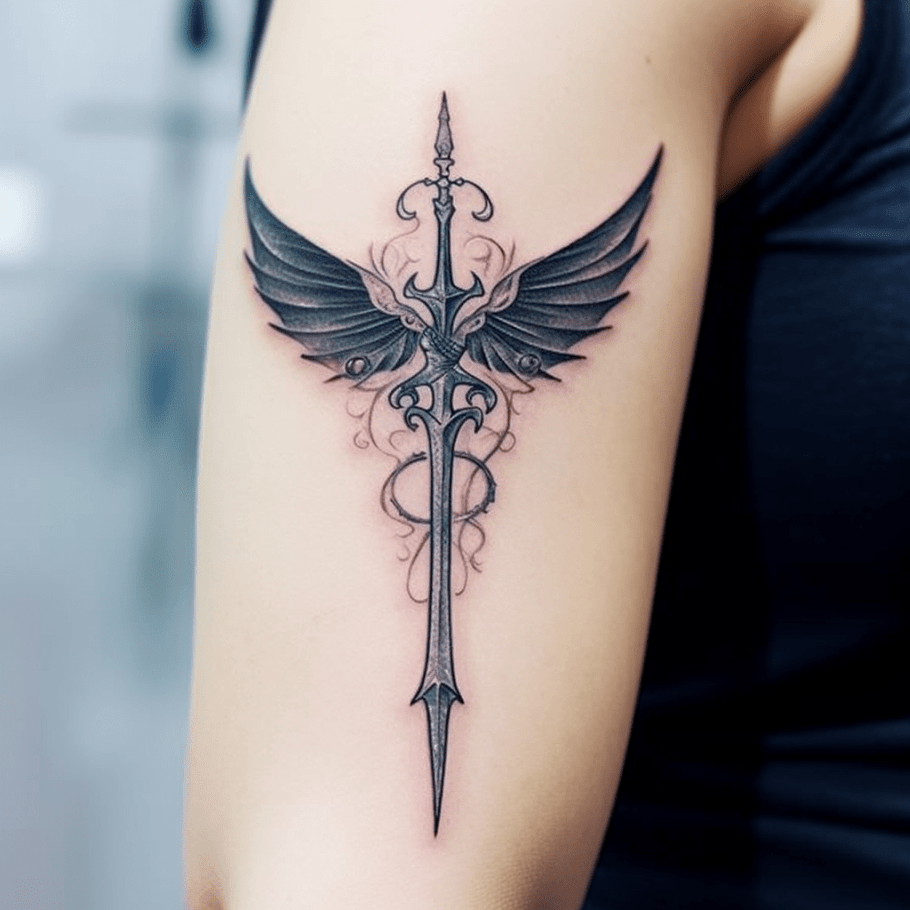 Sword Tattoo With Wings: Symbolism and Style Guide