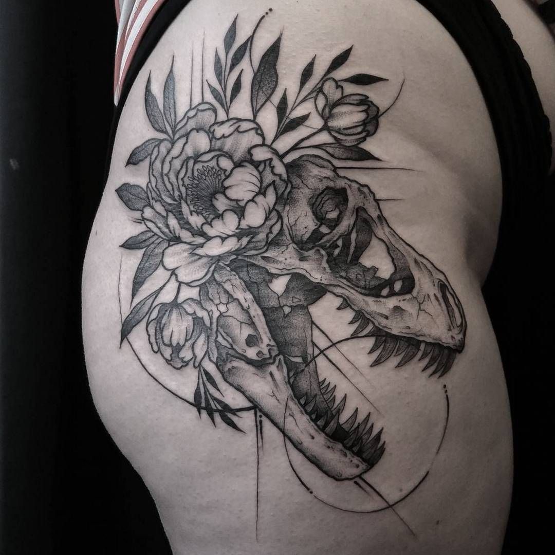 T Rex Skull Tattoo Best Tattoo Ideas Gallery Fuentes Para Tatuajes