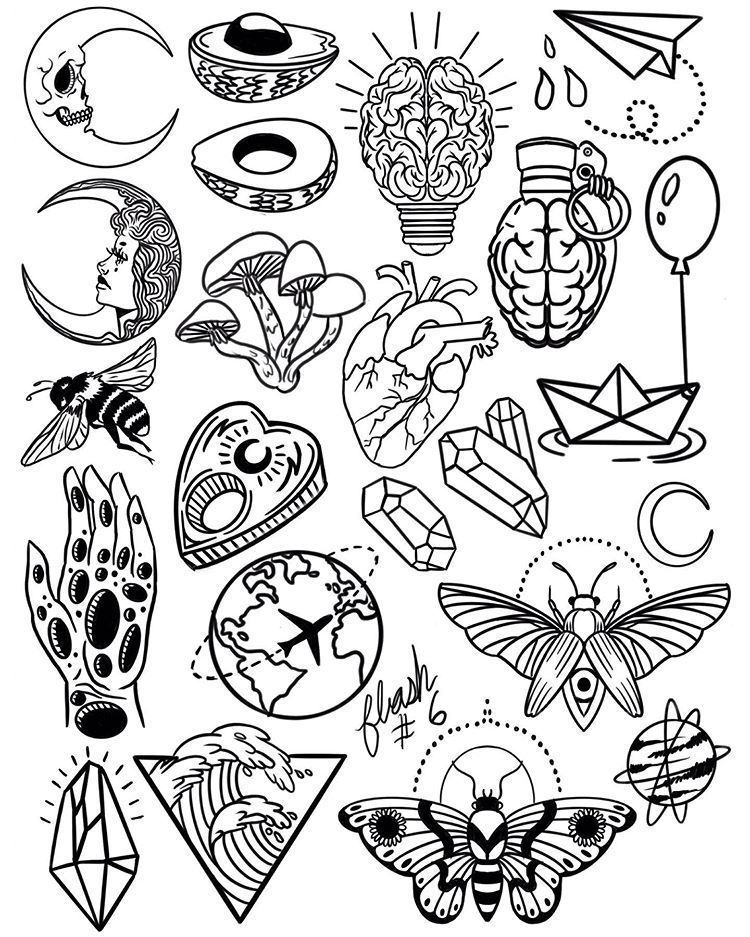 Tattoo Design Ideas Flash Sheet Tattoo Graphic Tattoos Tattoo Flash Art