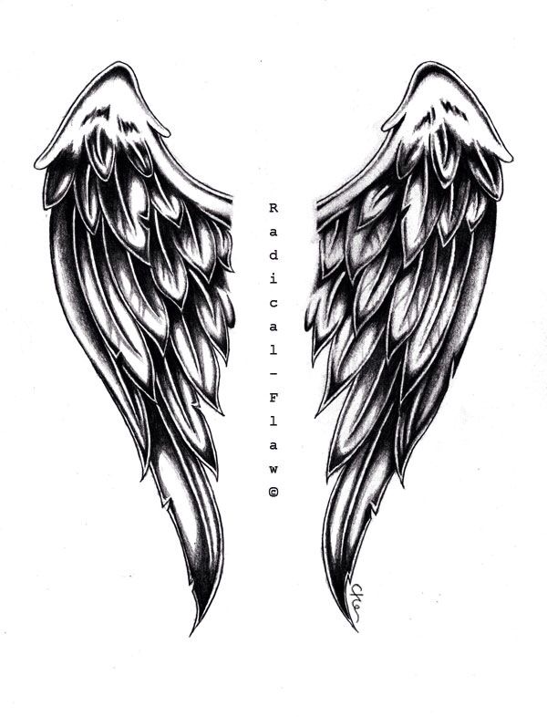 Tattoo Drawings Of Angel Wings