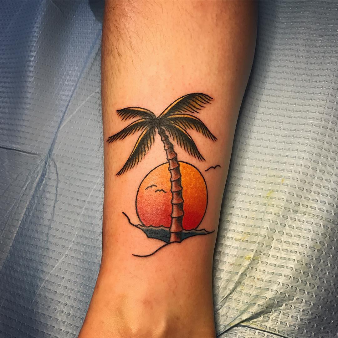 50 Unique Palm Tree Tattoo Ideas for Inspiration