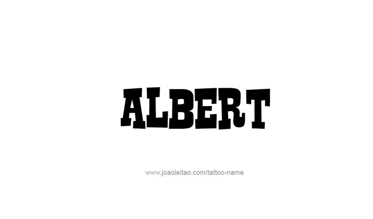 Tattoo Name Albert for Females: Creative Ideas