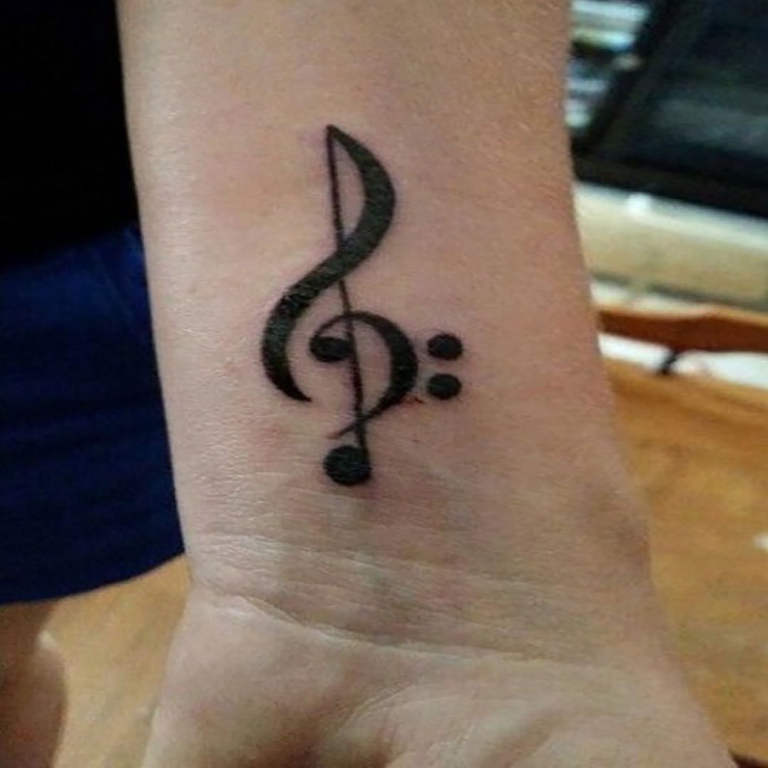 5 Stunning Treble Clef Tattoo Ideas for Music Lovers