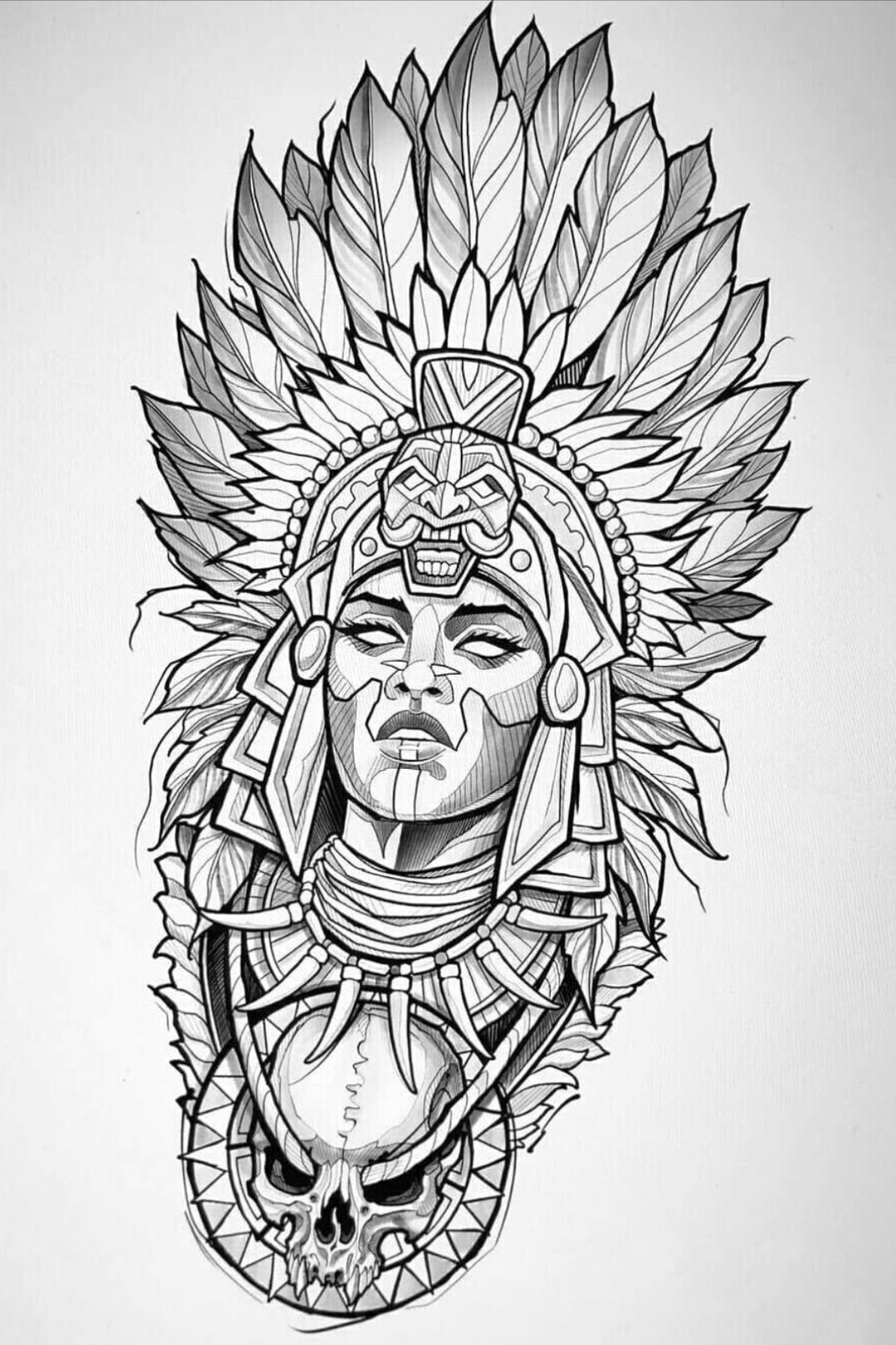 Tattoo Outline Drawing Tattoo Style Drawings Sketch Tattoo Design