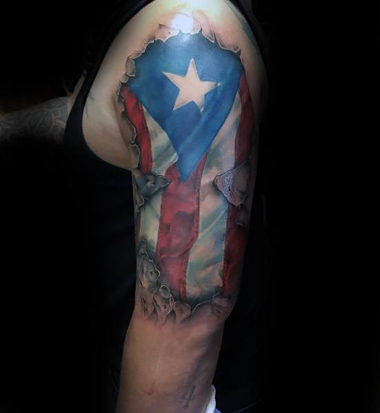 Tattoo Puerto Rican Flag: Symbol of Pride and Heritage