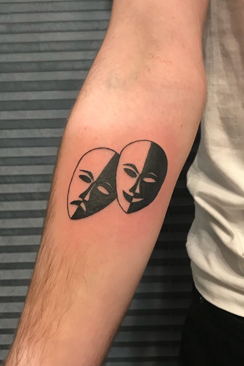 Tattoo Uploaded By Dominik Syn Grzegorza Masks Black Mask Masks