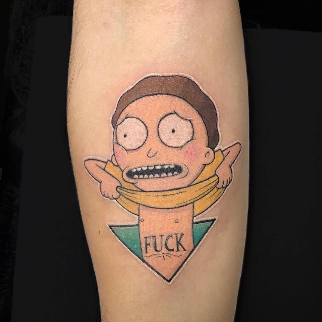 Tattoos By Alexandyr Valentine Rick And Morty Tattoo Rickandmorty Rick And Morty Tattoo