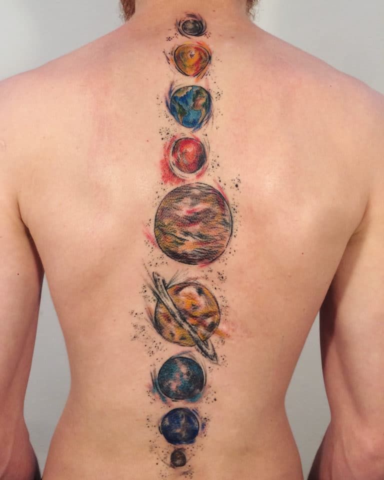 Tattoos Solar System Tattoos Cool Arm Tattoos Time Tattoos Arm Tattoos For Guys Forearm