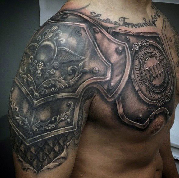 Tatuagem Armadura Gladiador Pesquisa Google Armor Sleeve Tattoo Armour Tattoo Shoulder