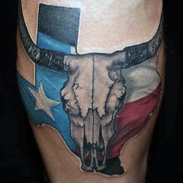 Texas Longhorn Skull Tattoo: Bold Symbolism Explained