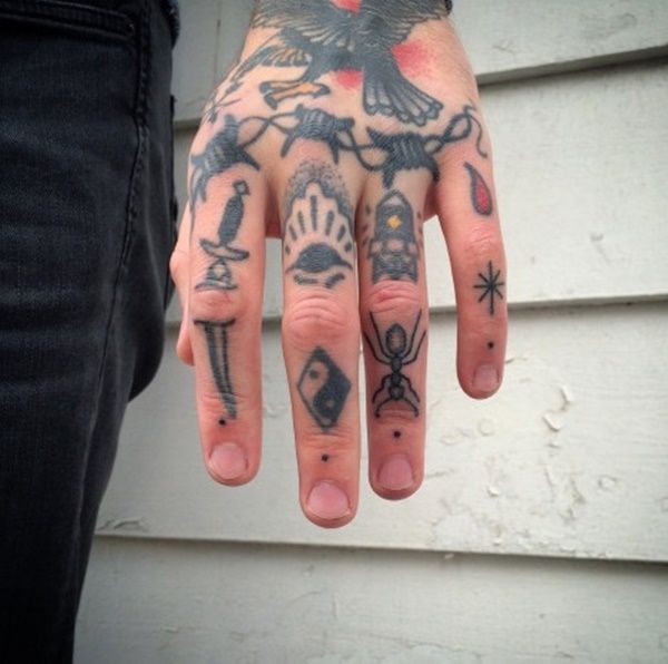 The 100 Best Finger Tattoos For Men Improb Side Finger Tattoos