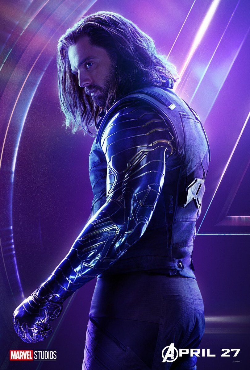 The Avengers Infinity War Winter Soldier Barnes Cosplay Props Winter