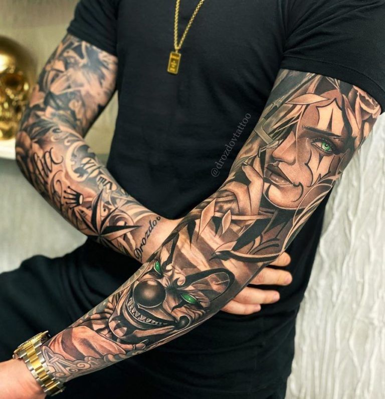 The Best Sleeve Tattoos Of All Time Thetatt Tattoos Half Sleeve