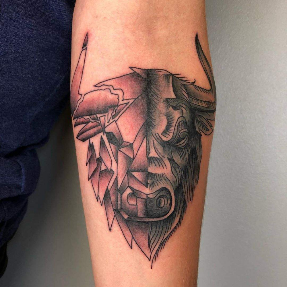 The Best Taurus Tattoo Designs To Represent Your Zodiac Sign Taurus Tattoos Sleeve Tattoos