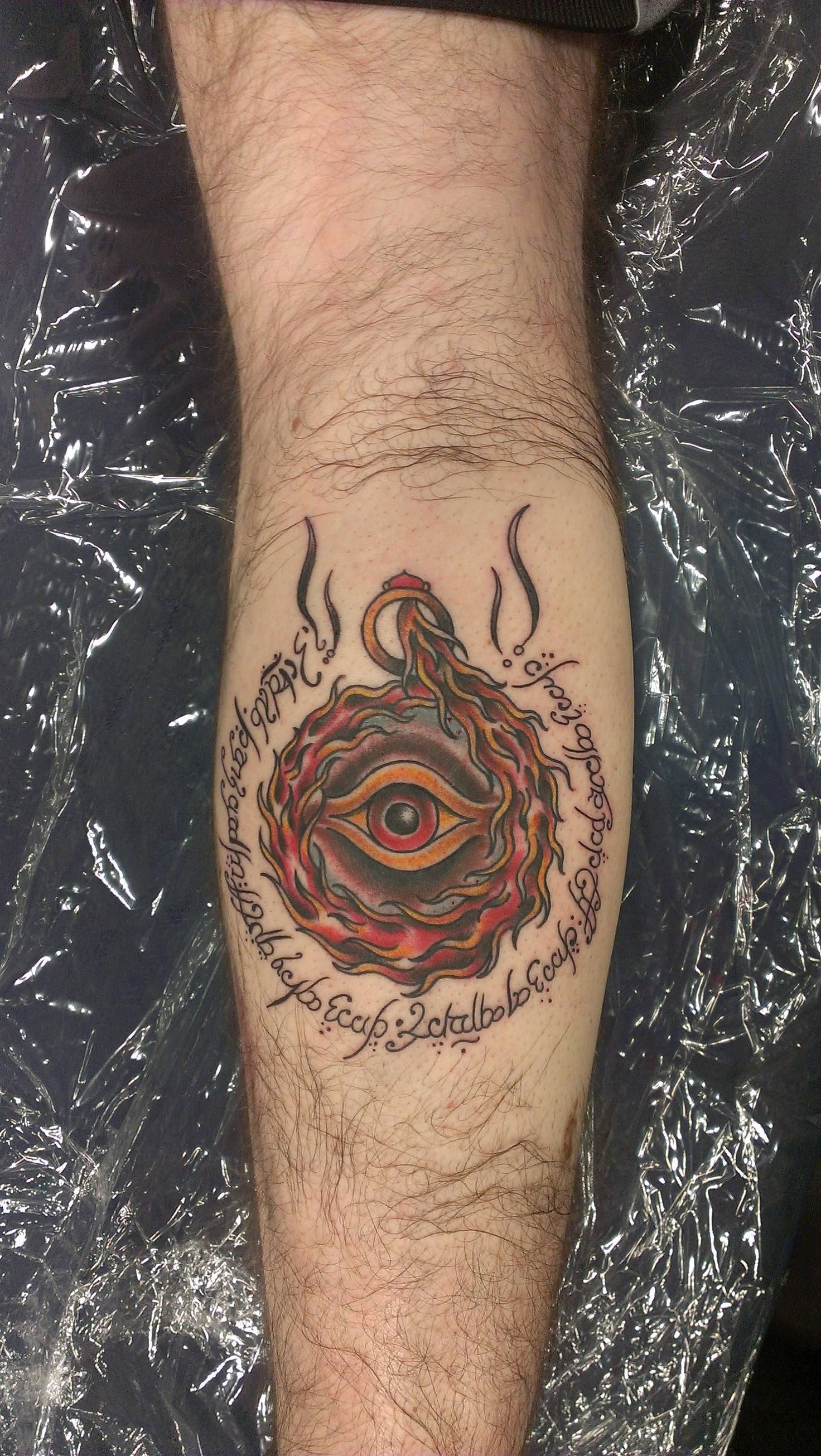 The Eye Of Sauron Tattoos Tattoo Removal Tolkien Tattoo