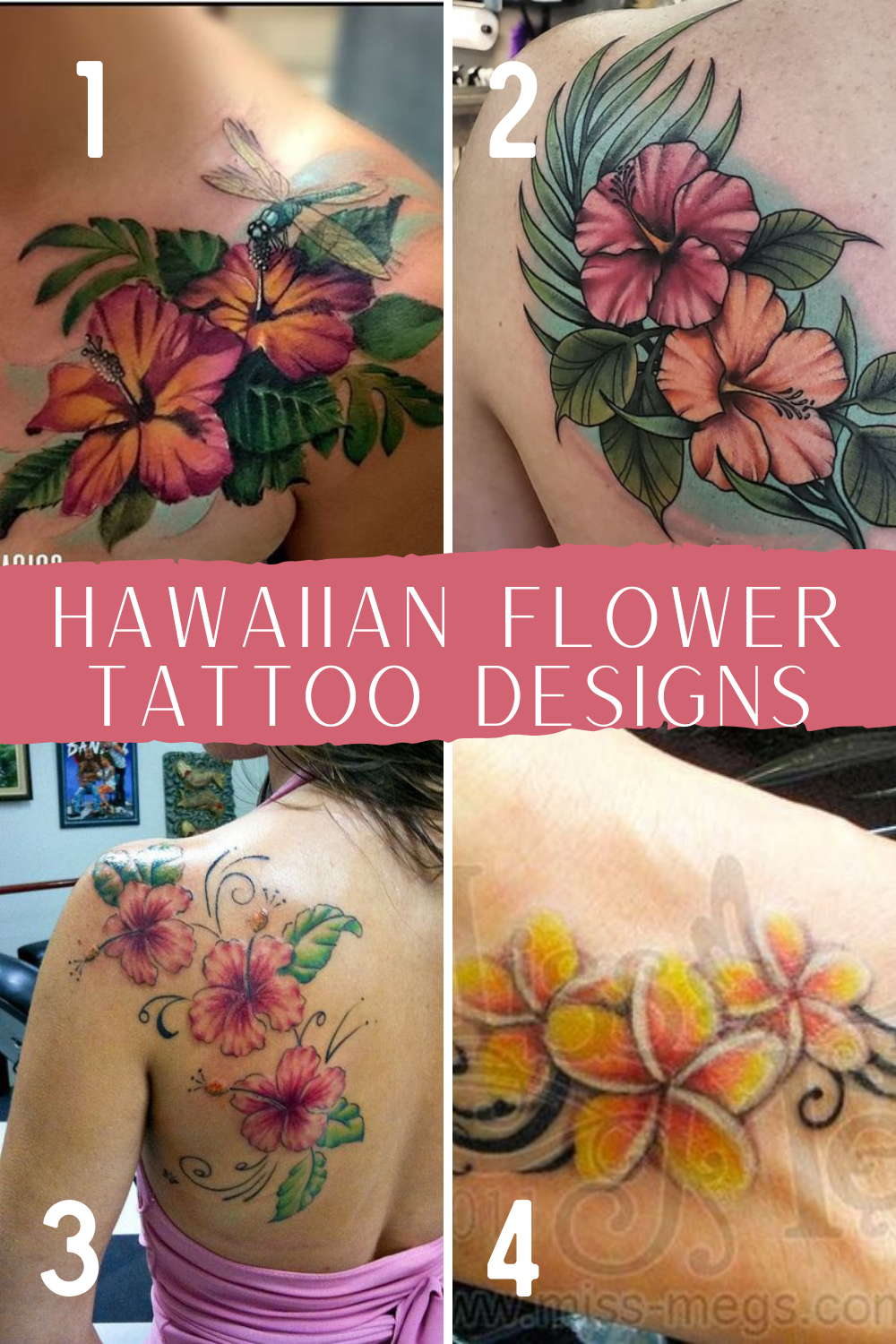 The Hawaiian Flower Tattoos Have Become Increasingly Popular The