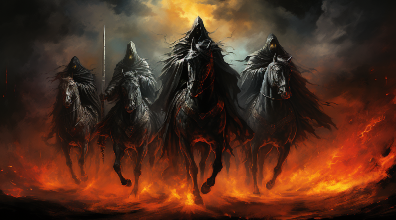 The Image Of Four Horsemen Is T Shirt Illustration Serie I Did In 2017 For Blacklimited Four