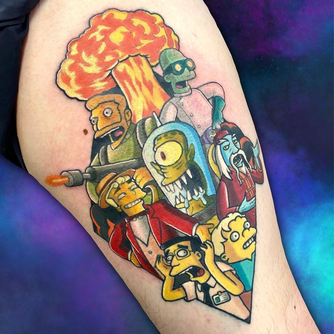 The Simpsons 200 The Best Tattoos Ever Inkppl