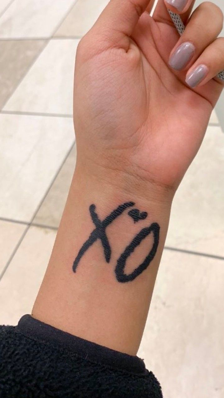 The Weeknd Tattoo Xo Tattoo Saved Tattoo Sick Tattoo Nail Tattoo