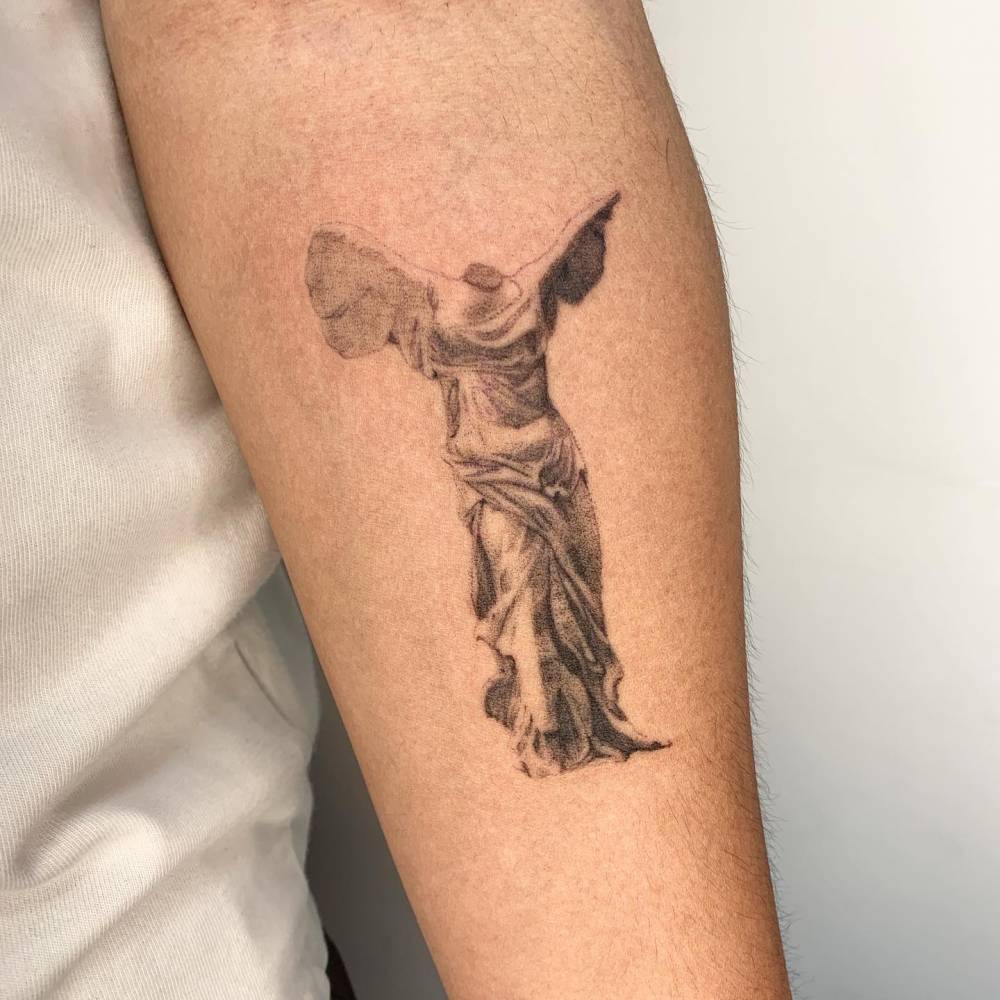 The Winged Victory Ink Tattoo Victory Tattoo Framed Tattoo