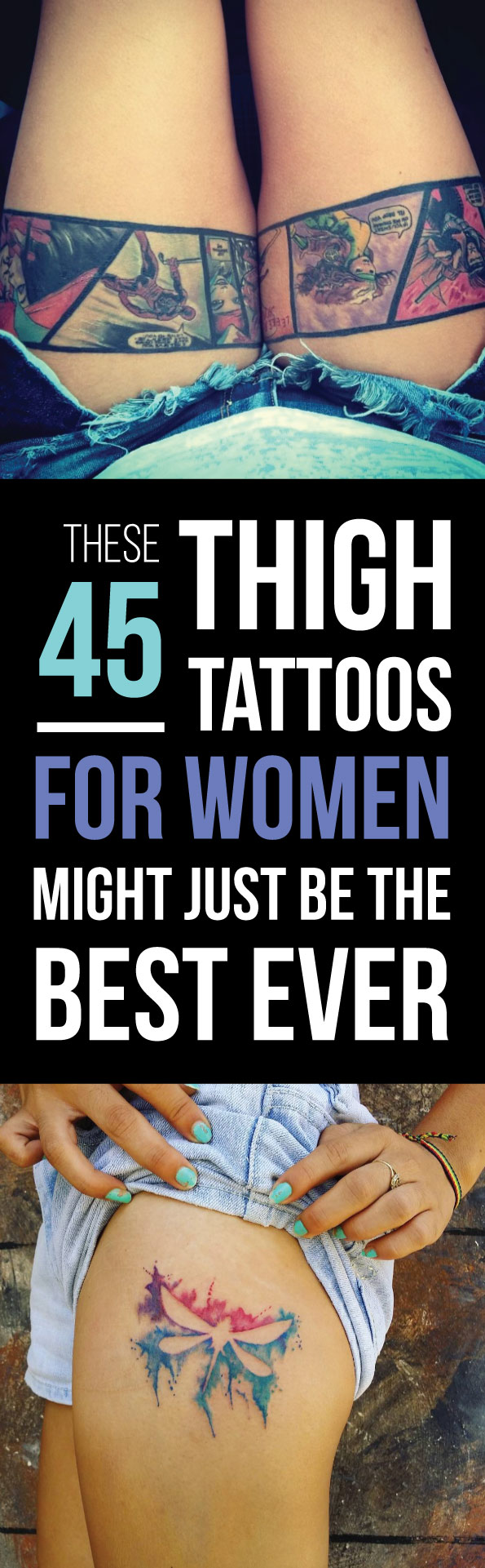 These 45 Thigh Tattoos For Women Might Just Be The Best Ever Tattooblend