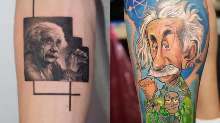 These Albert Einstein Tattoos Are Perfect Tribute To The Genius On His