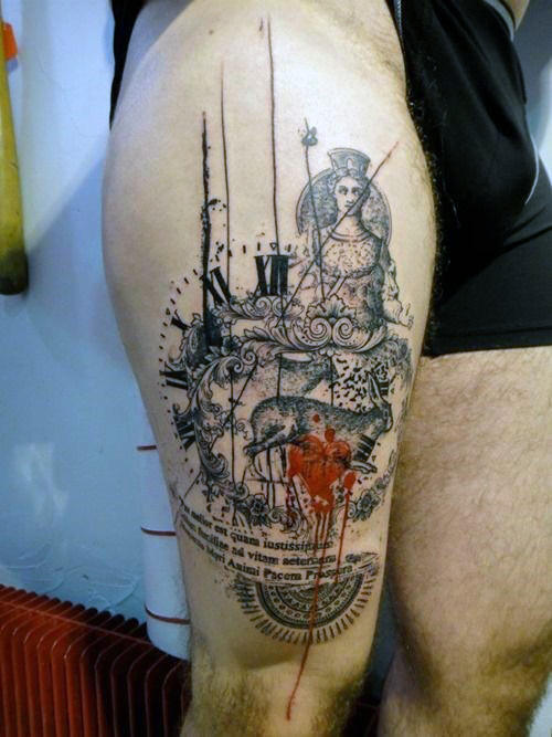 Thigh Tattoo Ideas For Men At Tattoo