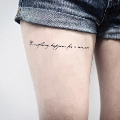 Thigh Tattoos Quotes Shortquotes Cc