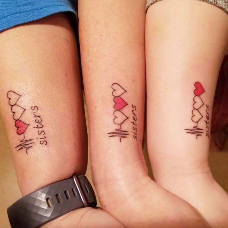 Three Sister Tattoo Tattoos For Daughters Tattoos Wrist Tattoos