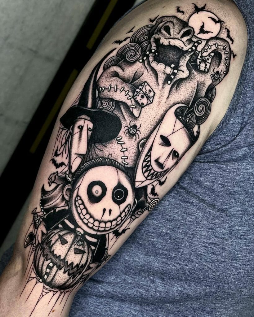 Tim Burton Nightmare Before Christmas Tattoo By Korky Limited