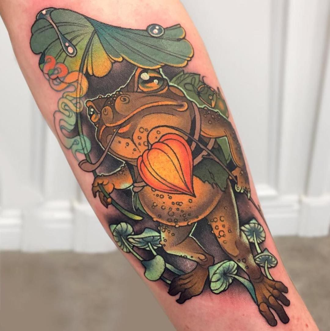 Toad On The Forearm By Tegan Teganrush Done At Chronic Ink Tattoo Toronto Canada Neo