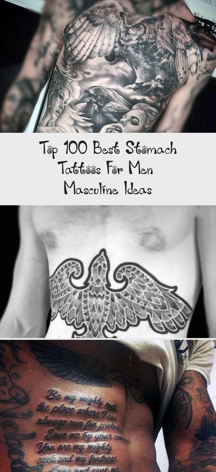 Top 100 Best Stomach Tattoos For Men Masculine Ideas