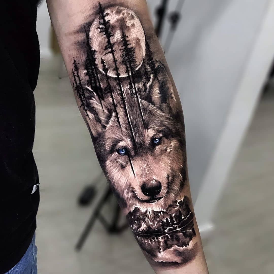 Top 100 Wolf Tattoo Designs For Men Hand Spcminer Com