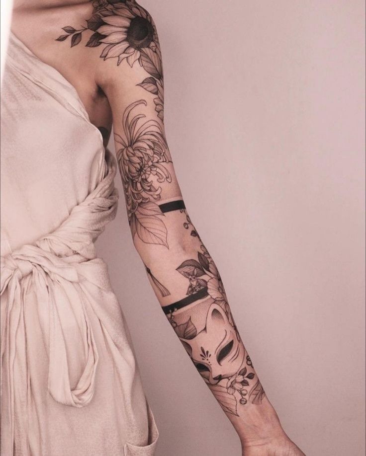 Top 20 Classy Girly Half Sleeve Tattoo Ideas For Females Fashionterest