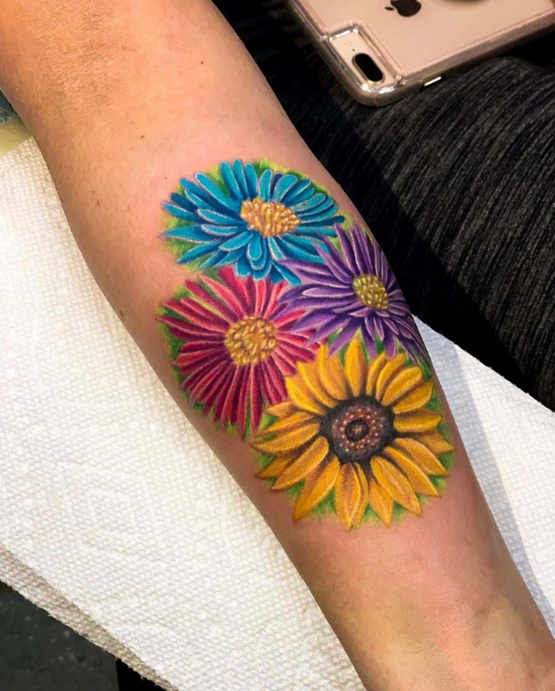 Top 30 Beautiful Aster Flower Tattoo Design Ideas 2022 Updated Artofit