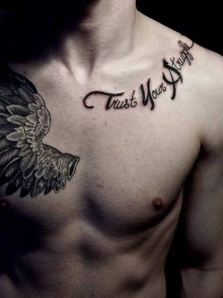 Top 50 Statement Collarbone Tattoos For Men