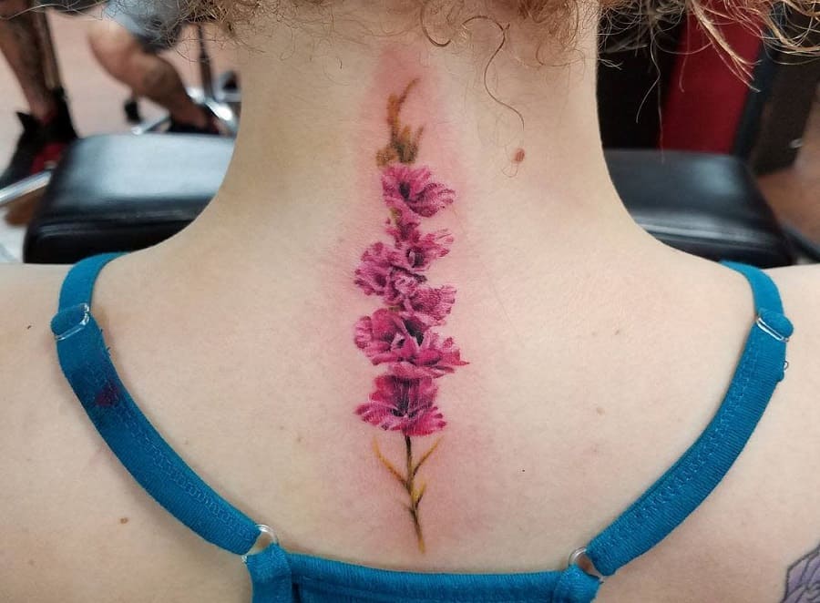 Top 55 Best Gladiolus Flower Tattoo Ideas 2021 Inspiration Guide